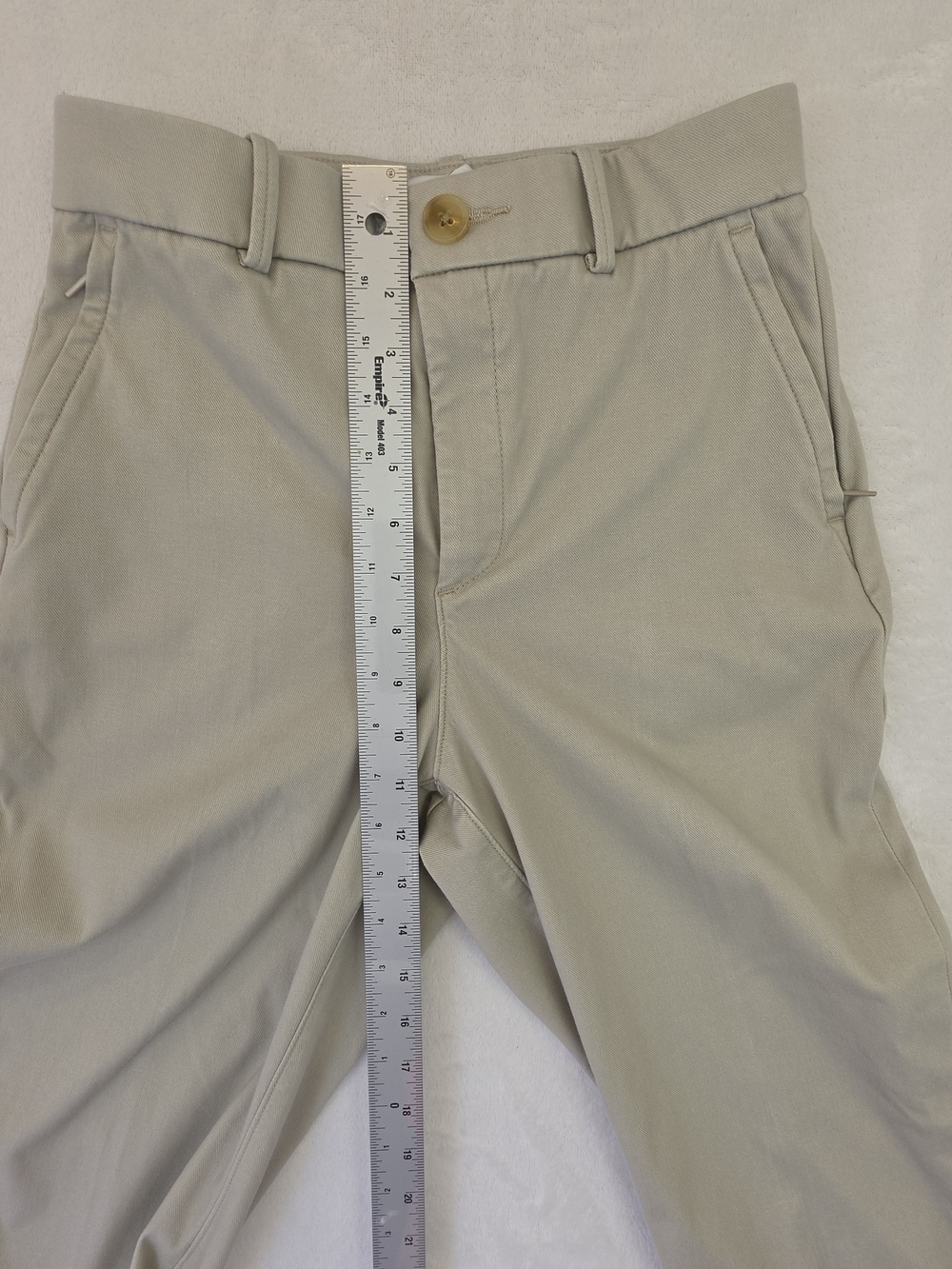 Spanx Slim Straight Pants Beige Stretch High Rise Pull On Women Small - Picture 7 of 11